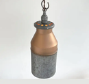 Rustic COPPER Farmhouse MILK CAN Barn Pendant Light Fixture by The Lamp Goods
