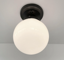 MODERN OPAL Schoolhouse Globe Ceiling Light
