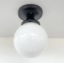 MODERN OPAL Schoolhouse Globe Ceiling Light by The Lamp Goods