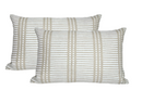 Dash Dot Pillow Cover in Chalk, Walter G Textiles