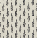 Hollyhock Pillow Cover in Jet, McLaurin + Piercy Textiles