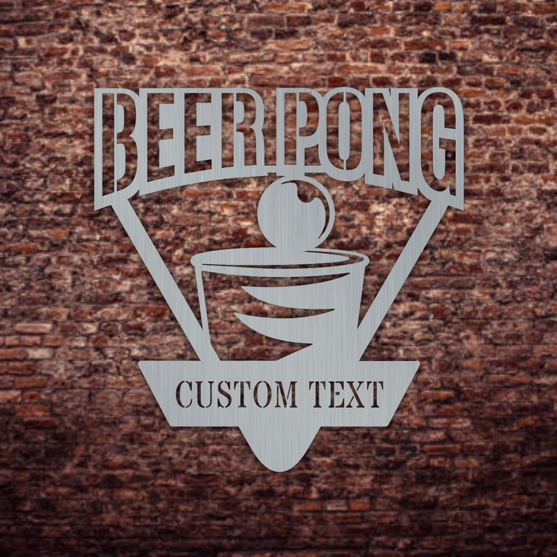 Beer Pong Monogram