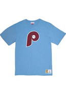 Philadelphia Phillies Mitchell & Ness Legendary Slub Logo Shirt by Dynasty Sports & Framing