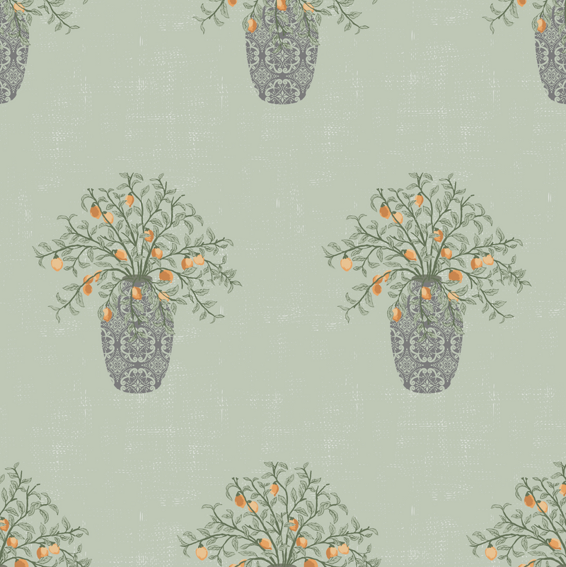 Alessa Wallpaper by The Bright Leaf Design