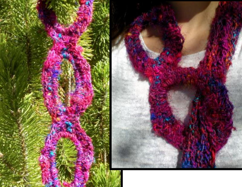 A Roundabout Way Scarf Pattern