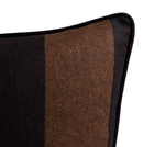 Hemlock Woven Pillow Cover in Java Brown, Schumacher Textiles