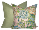 Peony Garden Floral Pillow Cover in Blush, Thibaut Pillows