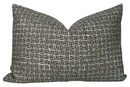 Camber Pillow Cover in Charcoal, Lindsay Alker Textiles