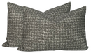 Camber Pillow Cover in Charcoal, Lindsay Alker Textiles