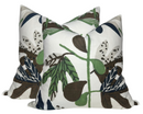 Matisse Leaf Pillow Cover in Green, Thibaut Pillows