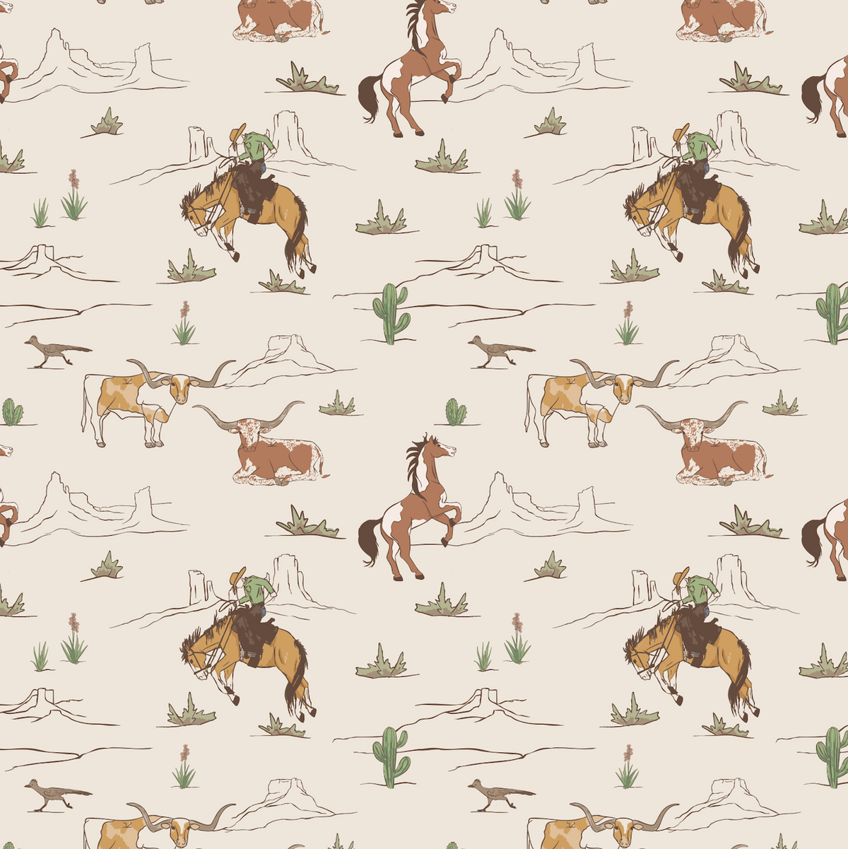 Bronc Wallpaper by LeeArt Co, photo 3 of 3