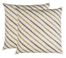 Ronnie Pillow Cover in Green, Schumacher Textiles
