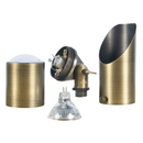 SPB04 Cast Brass Adjustable 12V Low Voltage LED Bullet Landscape Spotlight Outdoor Lighting