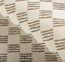 Stroll Pillow Cover in Ivory Brown, Kelly Wearstler Textiles