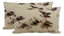 Pointers Covey Pillow Cover in Tan Brown, Schumacher Textiles
