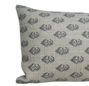 Rajmata Pillow Cover in Grey, Peter Dunham Textiles
