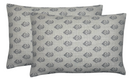 Rajmata Pillow Cover in Grey, Peter Dunham Textiles