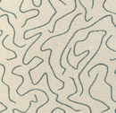 Abstract Boucle Pillow Cover in Ocean