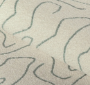 Abstract Boucle Pillow Cover in Ocean