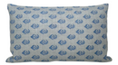 Rajmata Pillow Cover in Mist Indigo, Peter Dunham Textiles