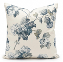 Sussex Hydrangea Pillow Cover in Slate/Blue, Thibaut Pillows