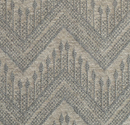 Mali Chevron Woven Pillow Cover in Slate