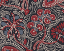 Cochin Floral Pillow Cover in Indigo/Red, Thibaut Pillows