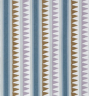 Lomita Striped Pillow Cover in Lavender and Blue, Thibaut Pillows