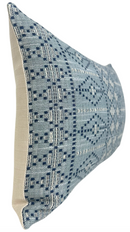 Souk Woven Pillow Cover in Blue, Peter Dunham Textiles