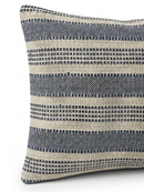 Amida Woven Pillow Cover in Indigo Natural, Peter Dunham Textiles