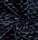 Marlow Cut Velvet Pillow Cover in Midnight