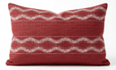 Zanzibar Pillow Cover in Red, Peter Dunham Textiles