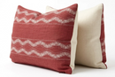 Zanzibar Pillow Cover in Red, Peter Dunham Textiles
