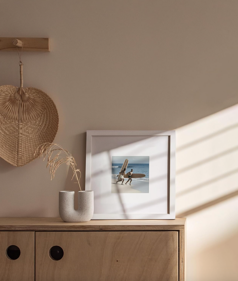 White Metal Square Picture Frame