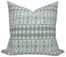 Souk Pillow Cover in Green, Peter Dunham Textiles
