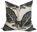 Lacinato Pillow Cover in Basalt Black, Thibaut Pillows