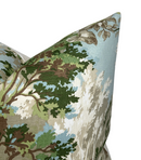 Lincoln Toile Pillow Cover in Green, Thibaut Pillows