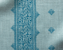 Fez Pillow Cover in Teal Blue, Peter Dunham Textiles