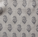 Rajmata Tonal Pillow Cover in Ash Grey, Peter Dunham Textiles