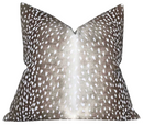 Antelope Pillow Cover in Dark Brown, 04242