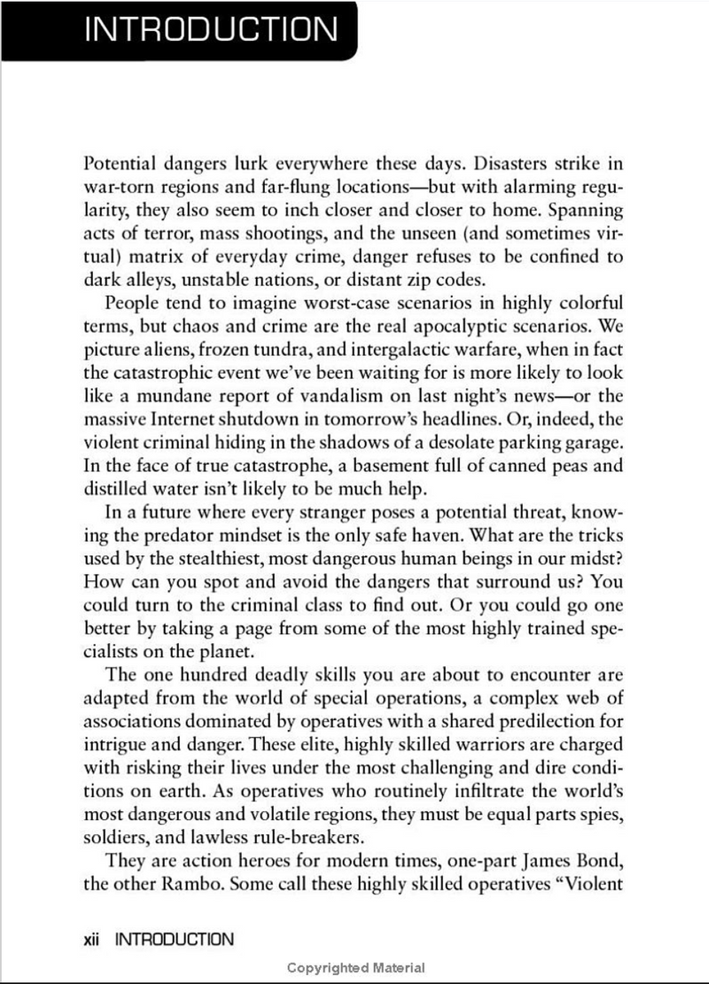 100 Deadly Skills: The SEAL Operative's Guide to Eluding Pursuers, Evading Capture, and Surviving Any Dangerous Situation (Spiral Bound)