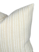 Divide Woven Pillow Cover in Ecru, Christopher Farr Textiles