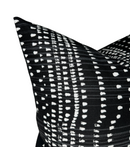 Cape Town Pillow Cover in Black, Thibaut Pillows