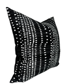 Cape Town Pillow Cover in Black, Thibaut Pillows