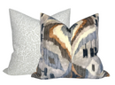 Morris Pillow Cover in Taupe, Schumacher Textiles