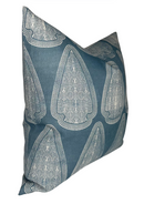 Artemis Pillow Cover in Lake Blue, Susan Connor Textiles