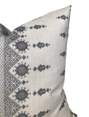Carmania Pillow Cover in Charcoal, Indoor Outdoor Pillows, Peter Dunham Textiles