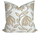 Desert Floral Pillow Cover in Birch Natural, Thibaut Pillows