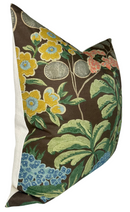 Meadow Floral Pillow Cover in Brown, Thibaut Pillows