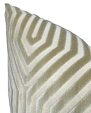 Vanderbilt Pillow Cover in Greige, Schumacher Textiles